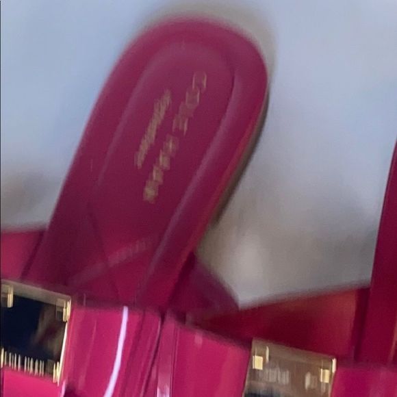 Cole Haan hot pink bow flip flops size 6 EUC - Picture 4 of 7